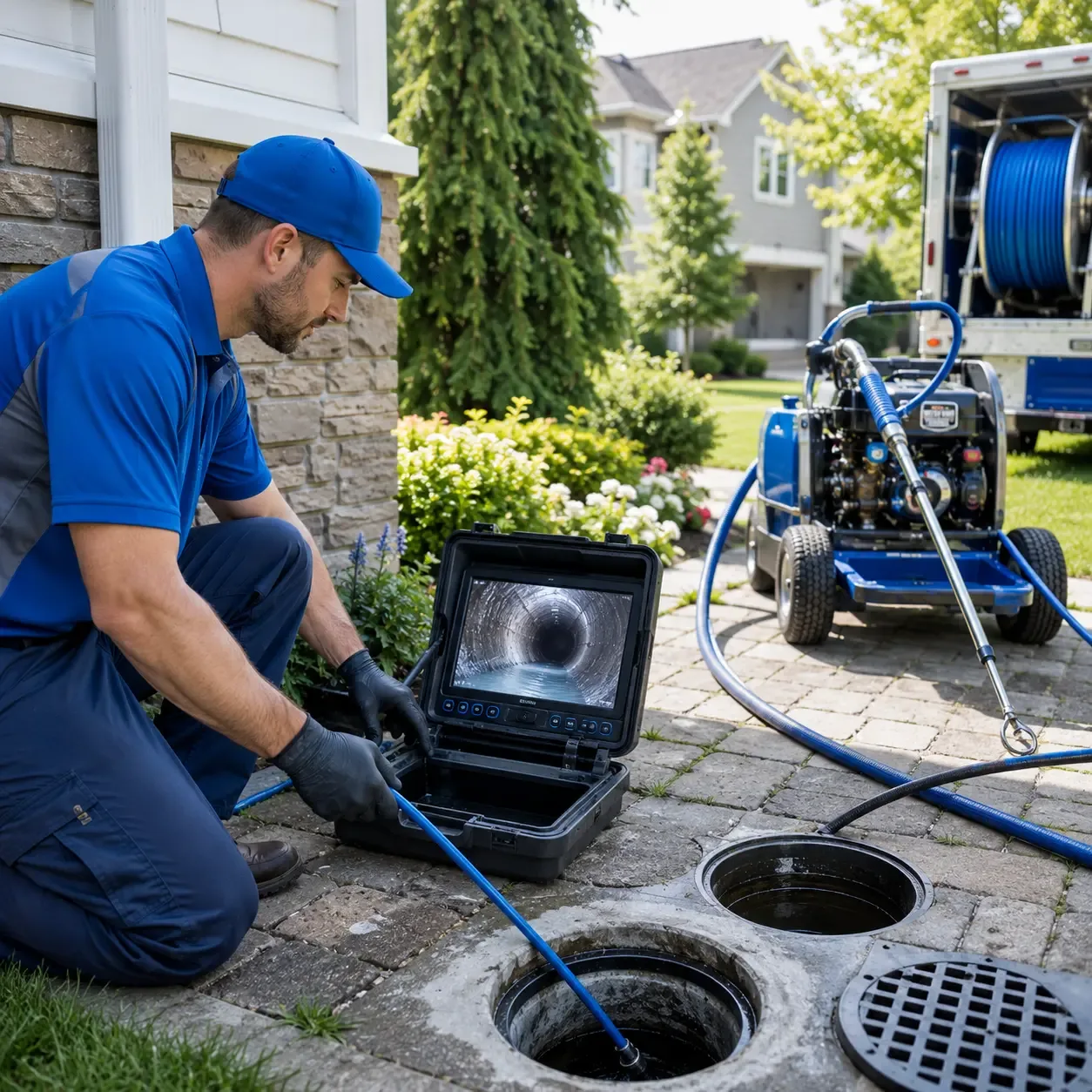 Outdoor drain cleaning professionals serving Fort Branch, IN